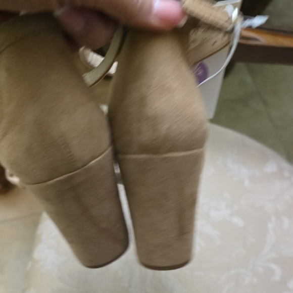 NWT! A New Day Taupe/tan Sandals Heels - Picture 3 of 7